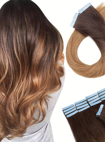 KissICON 18inch / 4T27# KissIcon Hair Tape In Extensions 20pcs - Seamless