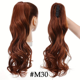 KissICON 18inch / #M30 KissIcon Halloween Claw Clip Ponytail Extension Long Wavy