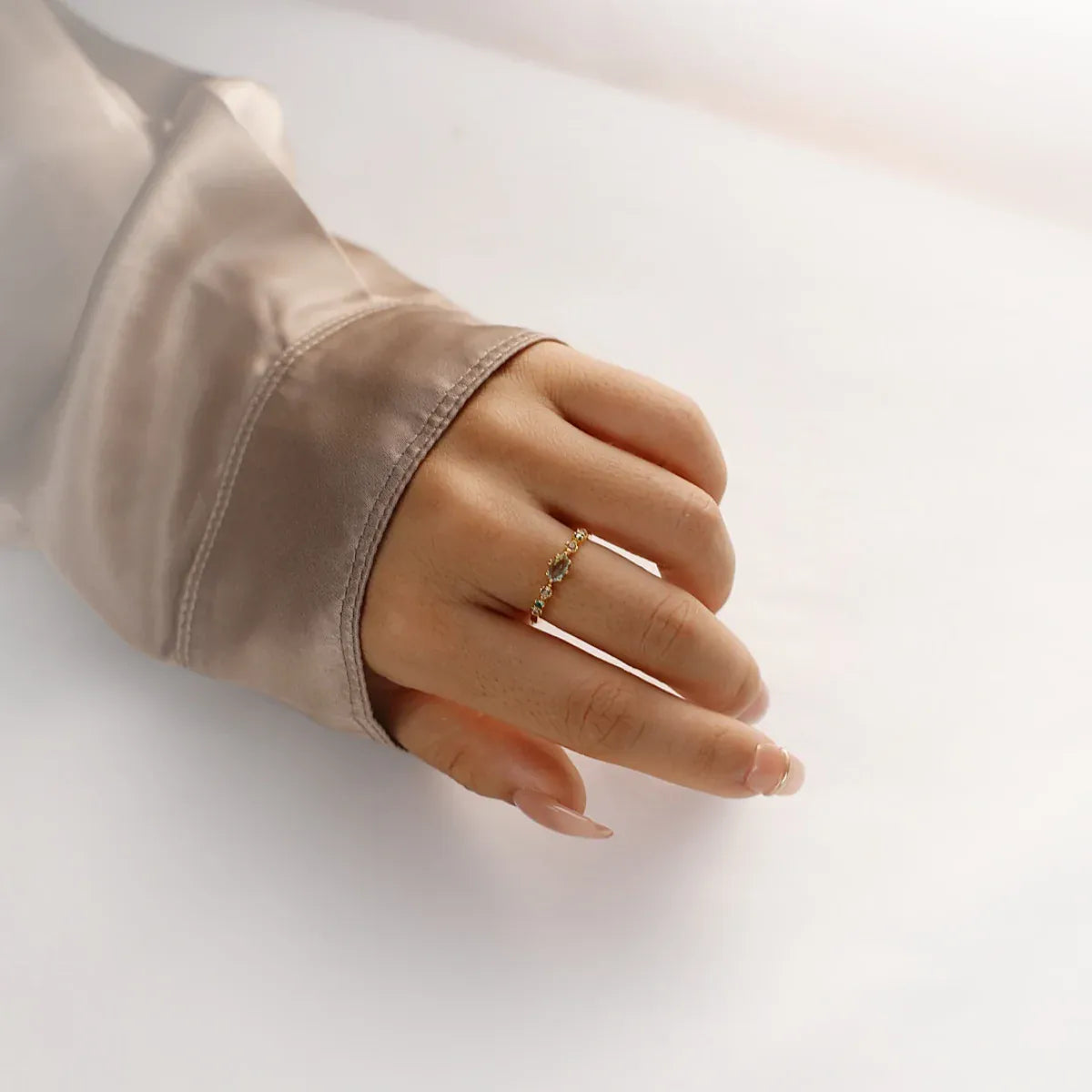 KissICON 18k Gold Plating / resizable Kissicon S925 Silver Ring – Zircon Inlaid