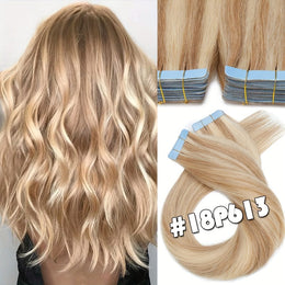 KissICON 18P613# / 20inch KissIcon Remy Tape In Hair Extensions 40Pcs 100g