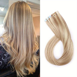 KissICON 18P613# / 22inch Remy Straight Tape In Hair Extensions 18 26