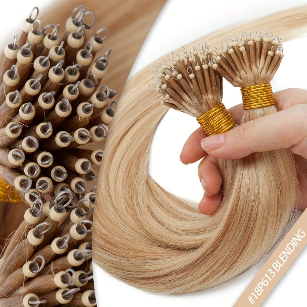KissICON #18P613(50G) / 16inch Kissicon Nano Ring – Hair Extensions 16-24