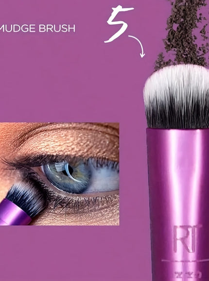 KissICON #1991 (Advanced Version Daily Eye Makeup Brush Set 8-piece Set) Real Techniques Everyday Eye Essentials 8pc Makeup