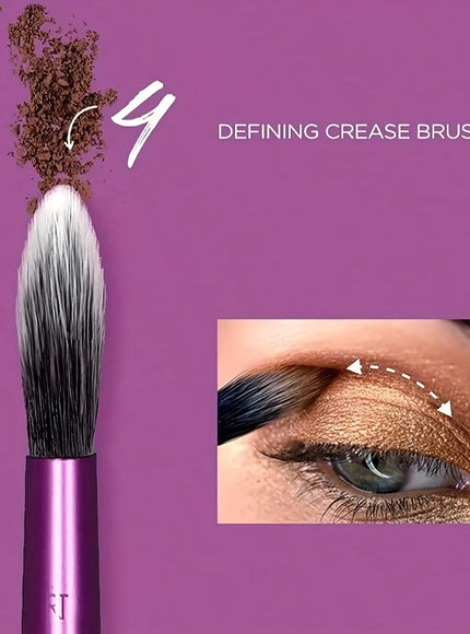 KissICON #1991 (Advanced Version Daily Eye Makeup Brush Set 8-piece Set) Real Techniques Everyday Eye Essentials 8pc Makeup