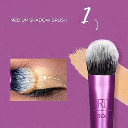 KissICON #1991 (Advanced Version Daily Eye Makeup Brush Set 8-piece Set) Real Techniques Everyday Eye Essentials 8pc Makeup
