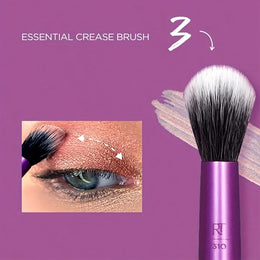KissICON #1991 (Advanced Version Daily Eye Makeup Brush Set 8-piece Set) Real Techniques Everyday Eye Essentials 8pc Makeup