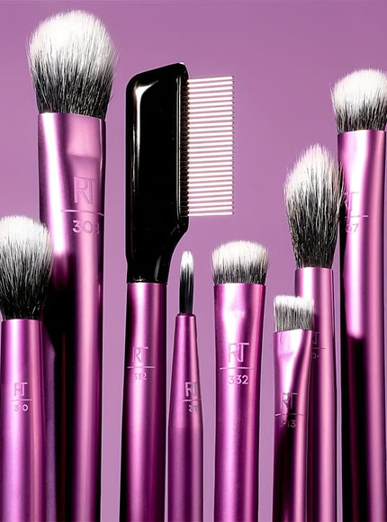 KissICON #1991 (Advanced Version Daily Eye Makeup Brush Set 8-piece Set) Real Techniques Everyday Eye Essentials 8pc Makeup
