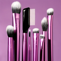 KissICON #1991 (Advanced Version Daily Eye Makeup Brush Set 8-piece Set) Real Techniques Everyday Eye Essentials 8pc Makeup