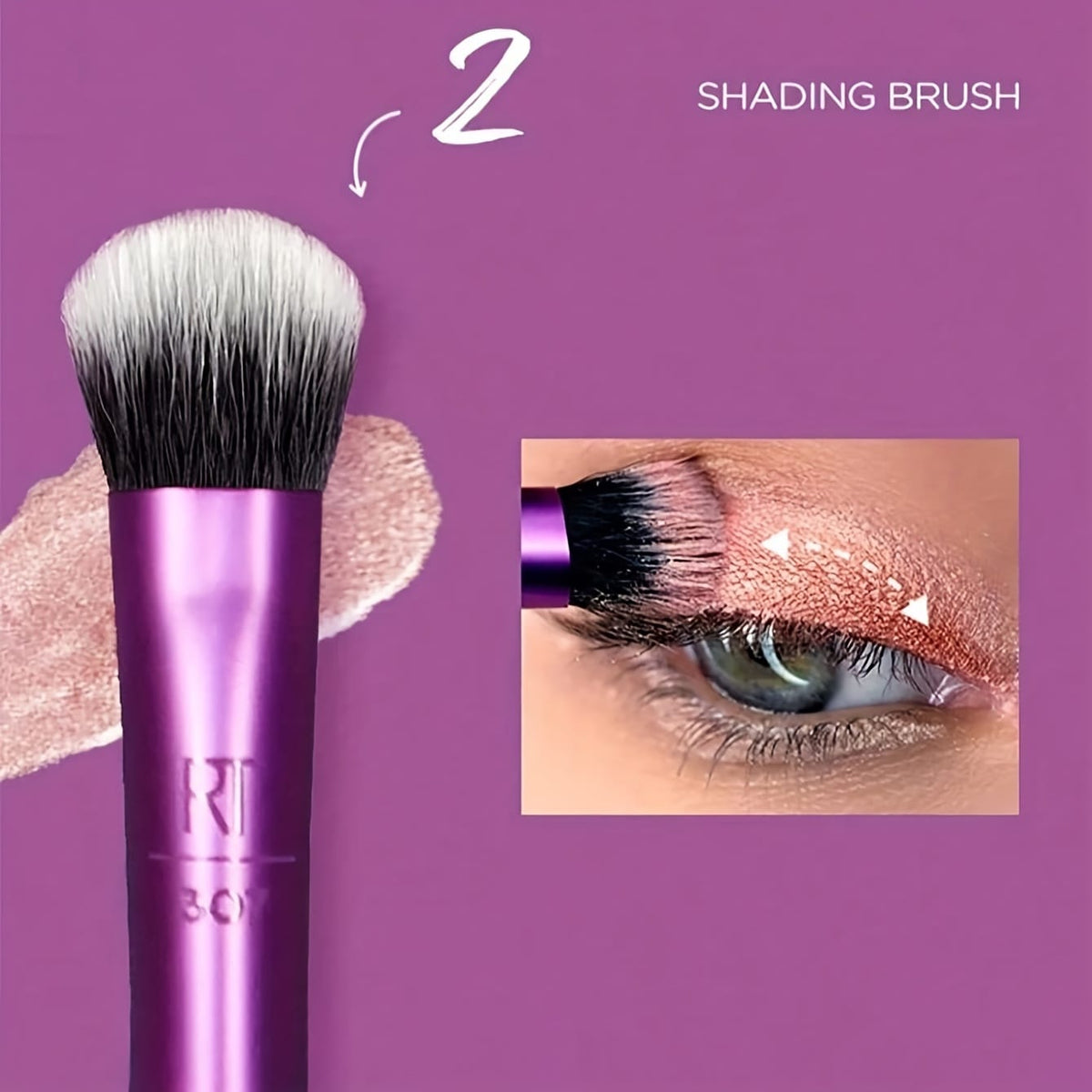 KissICON #1991 (Advanced Version Daily Eye Makeup Brush Set 8-piece Set) Real Techniques Everyday Eye Essentials 8pc Makeup
