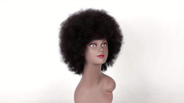 KissICON 1B / 10 INCHES Afro Essence Redefined 2 Bundles Tight Afro Hair
