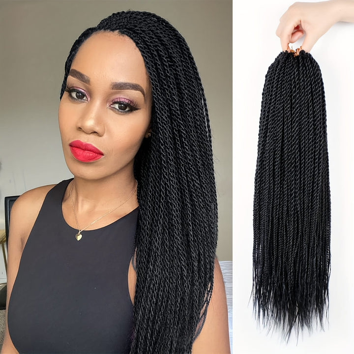 [KissIcon] 3 Pack Twist Crochet Braids 18 -