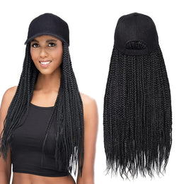 KissICON 1B / 24inch KissIcon Tomo Baseball Cap Wig Box Braids Ombre