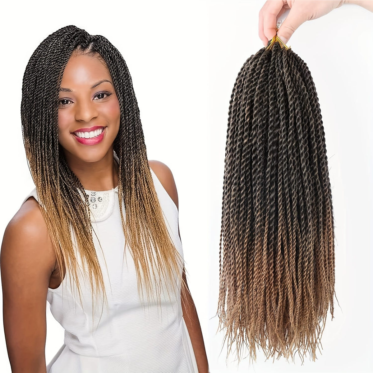 KissICON 1B/27 / 14inch [KissIcon] 3 Pack Twist Crochet Braids 18 -