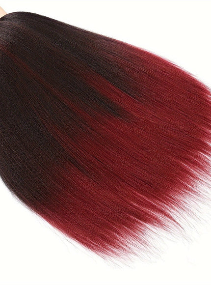 KissICON 1B/BUG# / 26inch KissIcon Pre Stretched Hair 26 Black Yaki -