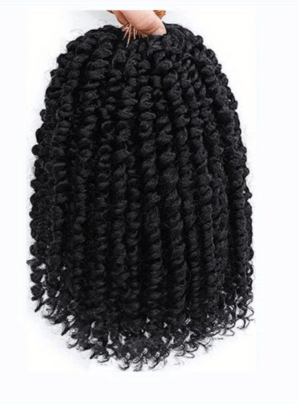 KissICON 1B(Natural Black) / 8inch Kissicon Yorostar 8 Crochet Hair Extensions