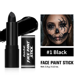 KissICON 1Black Halloween Cosplay Face Body Paint Crayon Blue Black Green Sweatproof Long Lasting Makeup Stick
