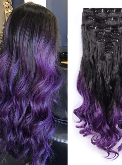 KissICON 1BTSTFP20# / 22inch Clip In Hair Extensions 22in Red