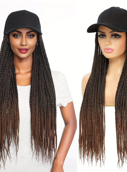 KissIcon TOMO Cap Wig 24In Box Braids Ombre