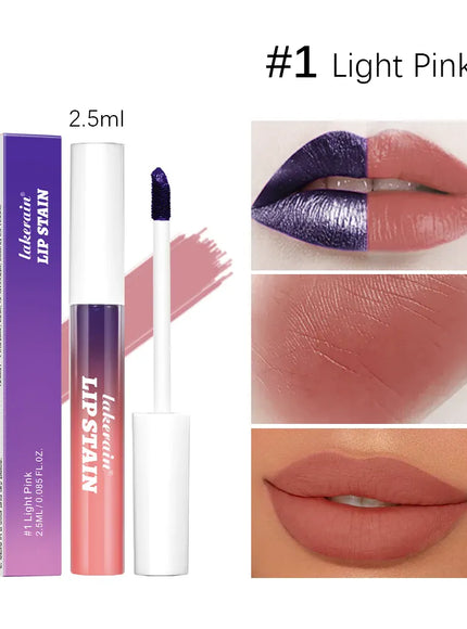 KissICON 1light pink Kiss Icon Lasting Matte Lip Tint Waterproof Transferproof