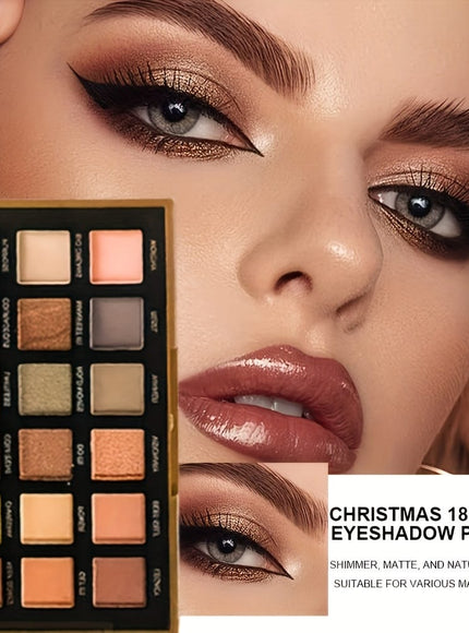 KissICON 1pc 18color Rainbow Eyeshadow Palette Matte Shimmer