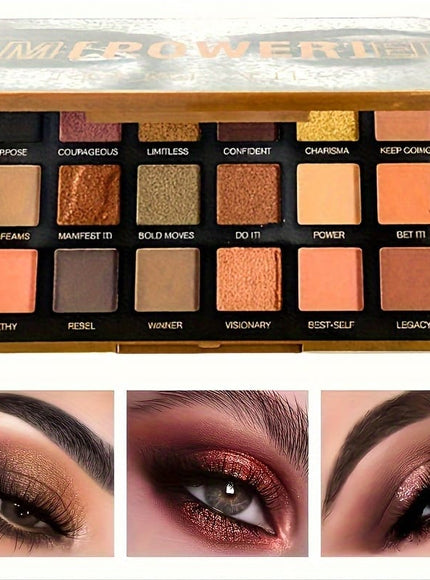 KissICON 1pc 18color Rainbow Eyeshadow Palette Matte Shimmer