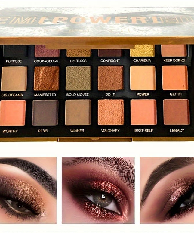 KissICON 1pc 18color Rainbow Eyeshadow Palette Matte Shimmer