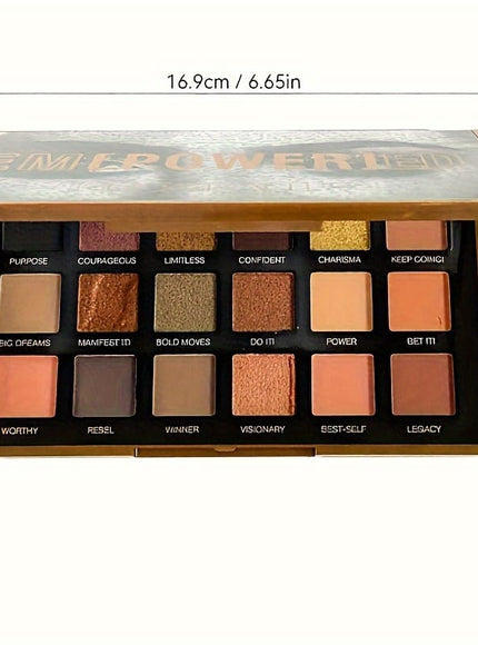 KissICON 1pc 18color Rainbow Eyeshadow Palette Matte Shimmer