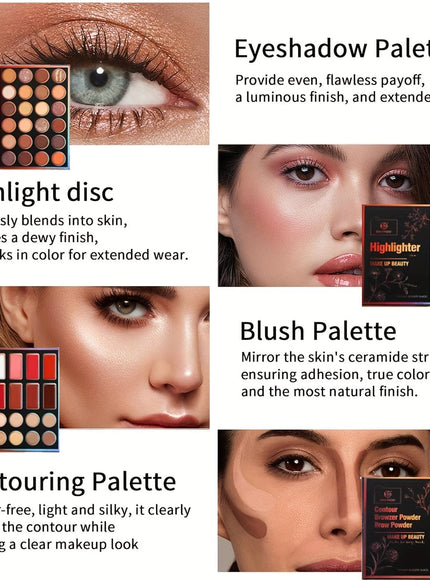 KissICON 1pc 55shade Allinone Makeup Palette Your Perfect