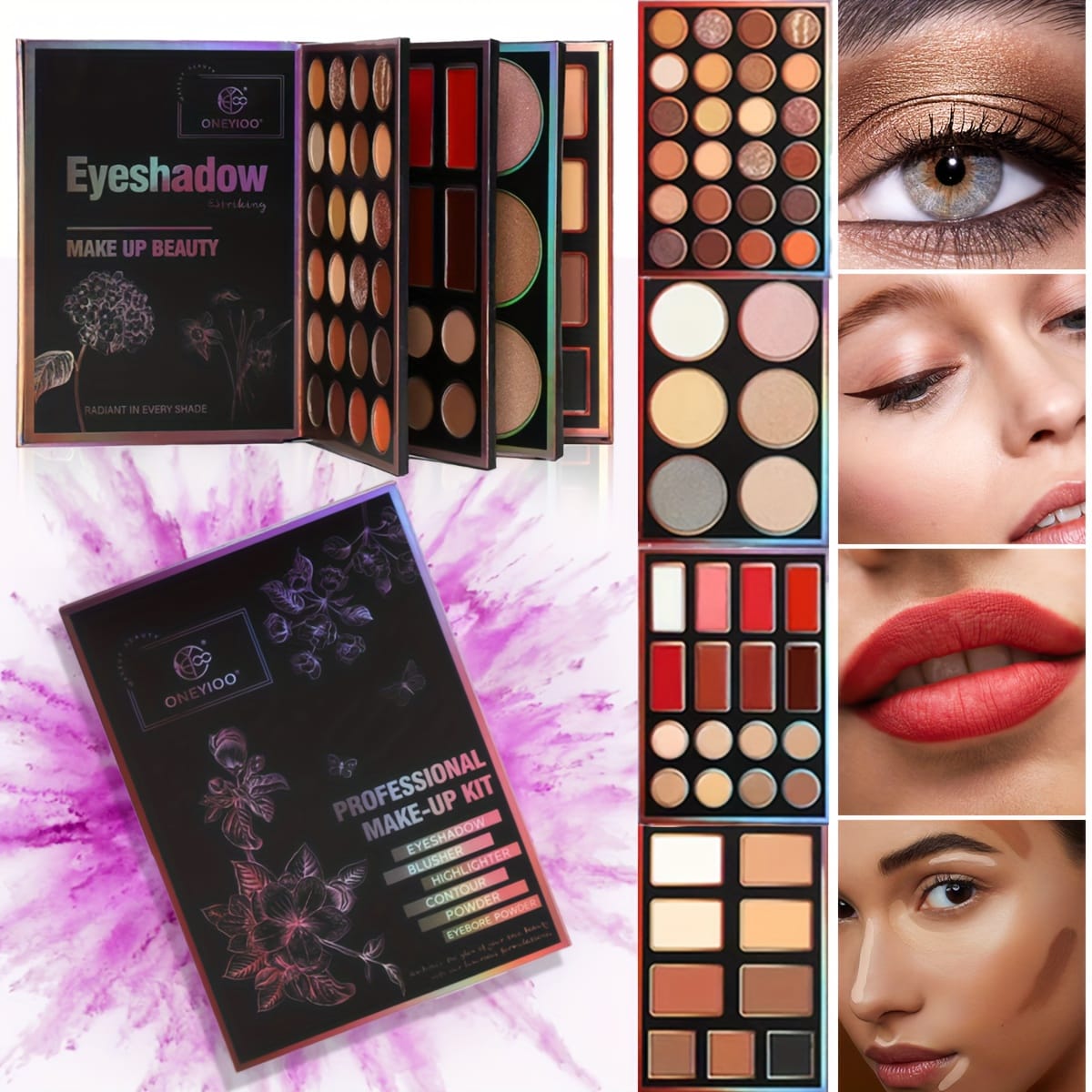 KissICON 1pc 55shade Allinone Makeup Palette Your Perfect