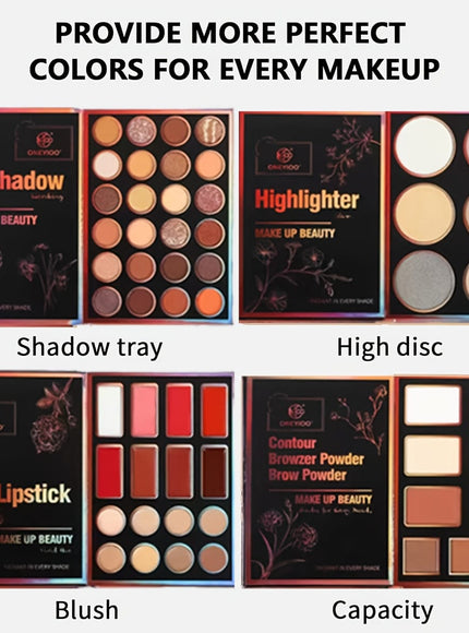 KissICON 1pc 55shade Allinone Makeup Palette Your Perfect