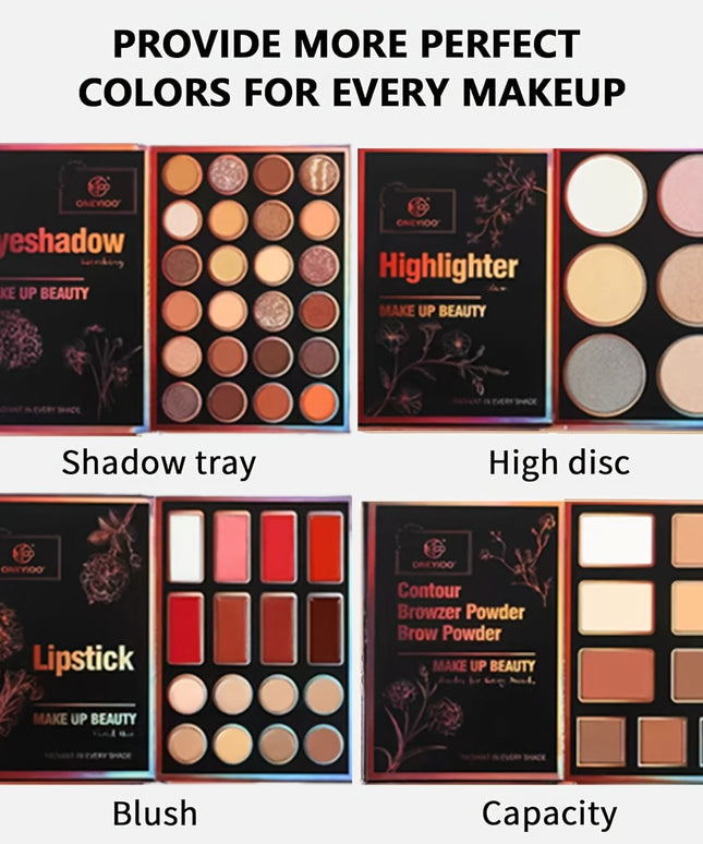 KissICON 1pc 55shade Allinone Makeup Palette Your Perfect