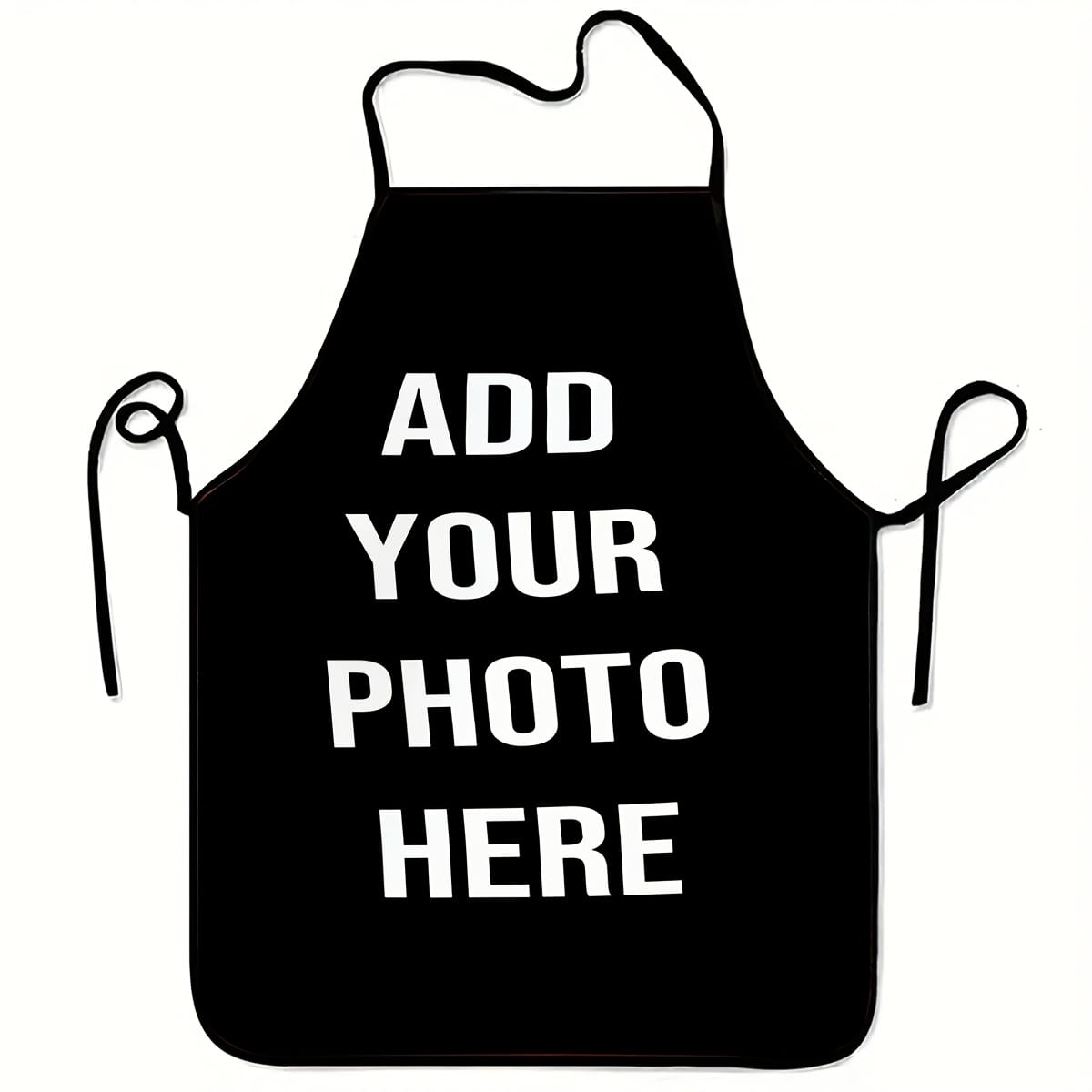 KissICON 1PC 58.42×78.74cm / W18 Custom Photo  Text Personalized Apron  Unique Gift