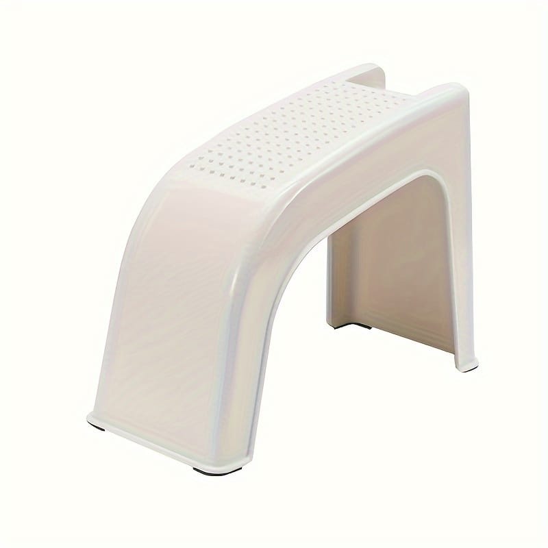 KissICON 1pc / Beige KissIcon Nail Foot Stool With Storage - Portable