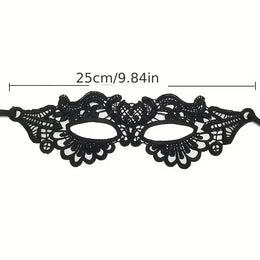 KissICON 1Pc Halloween Makeup Ball Costume Party Ladies Lace Mask Half Face Cloak Mask