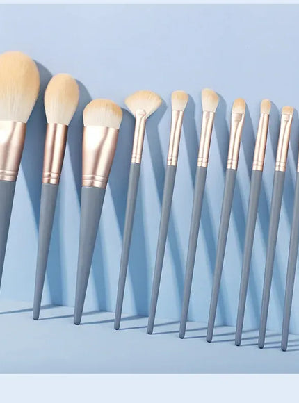 KissICON 1PC KissIcon 10Pc Makeup Brush Set With Case -