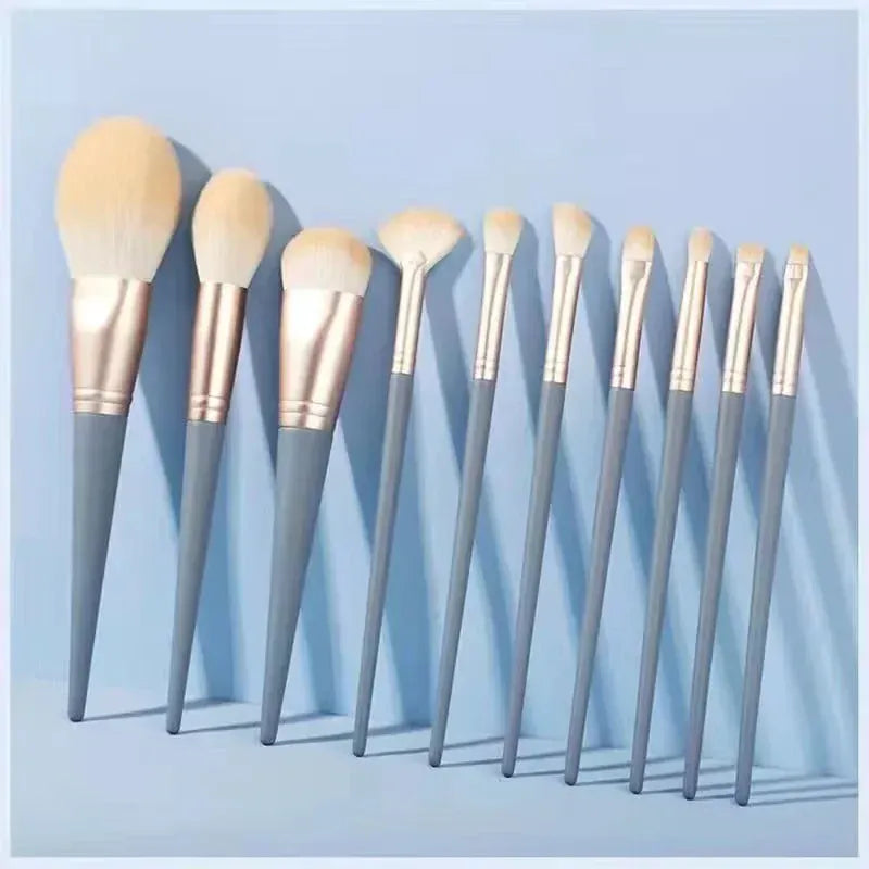 KissICON 1PC KissIcon 10Pc Makeup Brush Set With Case -