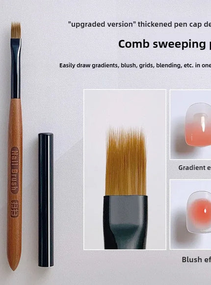 KissICON 1PC KissIcon Gradient Nail Art Brush Ombre Pen -