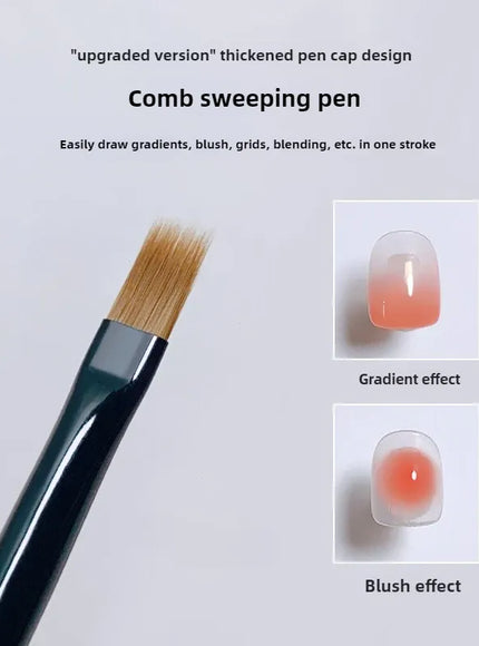 KissICON 1PC KissIcon Gradient Nail Art Brush Ombre Pen -