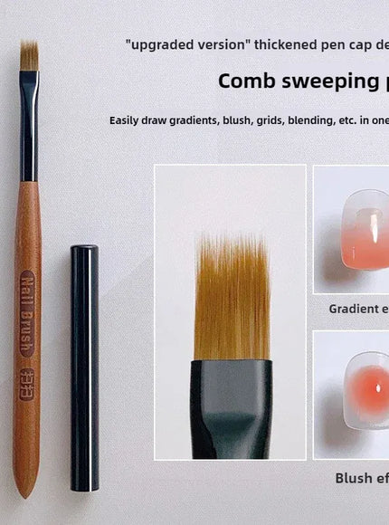 KissICON 1PC KissIcon Gradient Nail Art Brush Ombre Pen -