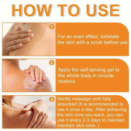 KissICON 1pc KissIcon Intensive Tanning Gel - Alcohol Free Vitamin