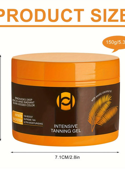 KissICON 1pc KissIcon Intensive Tanning Gel - Alcohol Free Vitamin