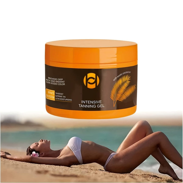 KissIcon Intensive Tanning Gel - Alcohol Free Vitamin