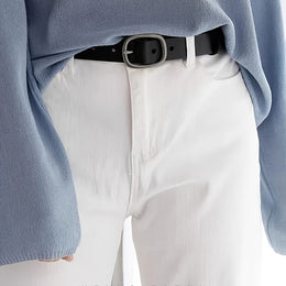 jkthpu-45 1pc Plus Size Women's Adjustable Pin Buckle Belt for Casual Jeans, Perfect for Casual Attire, Commuting, Campus, Back-to- Season, and More