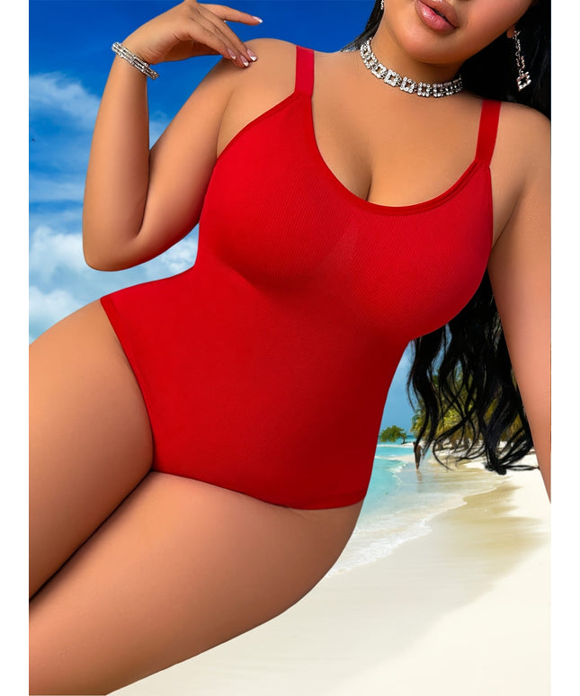 jkthpu-45 1pc Sexy and Comfortable Plus Size Shapewear Bodysuit