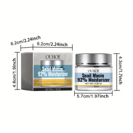 KissICON 1pc Snail Mucus Cream Hyaluronic Acid Vitamin E Moisturizing