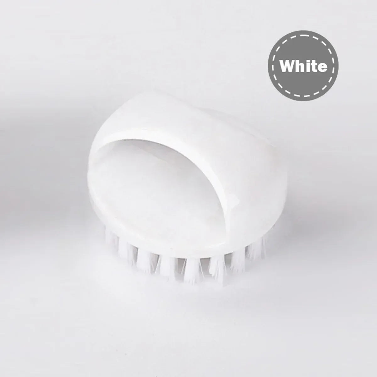 KissICON 1pc-white KissIcon Nail Brush For Deep Clean - Professional