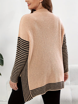 jkthpu-45 1pc Women'S Plus Size Casual Crew Neck Pullover