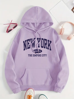 jkthpu-45 1pc Women'S Plus Size Hoodie - Casual Polyester