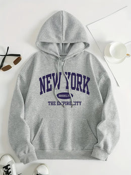 jkthpu-45 1pc Women'S Plus Size Hoodie - Casual Polyester