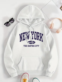 jkthpu-45 1pc Women'S Plus Size Hoodie - Casual Polyester
